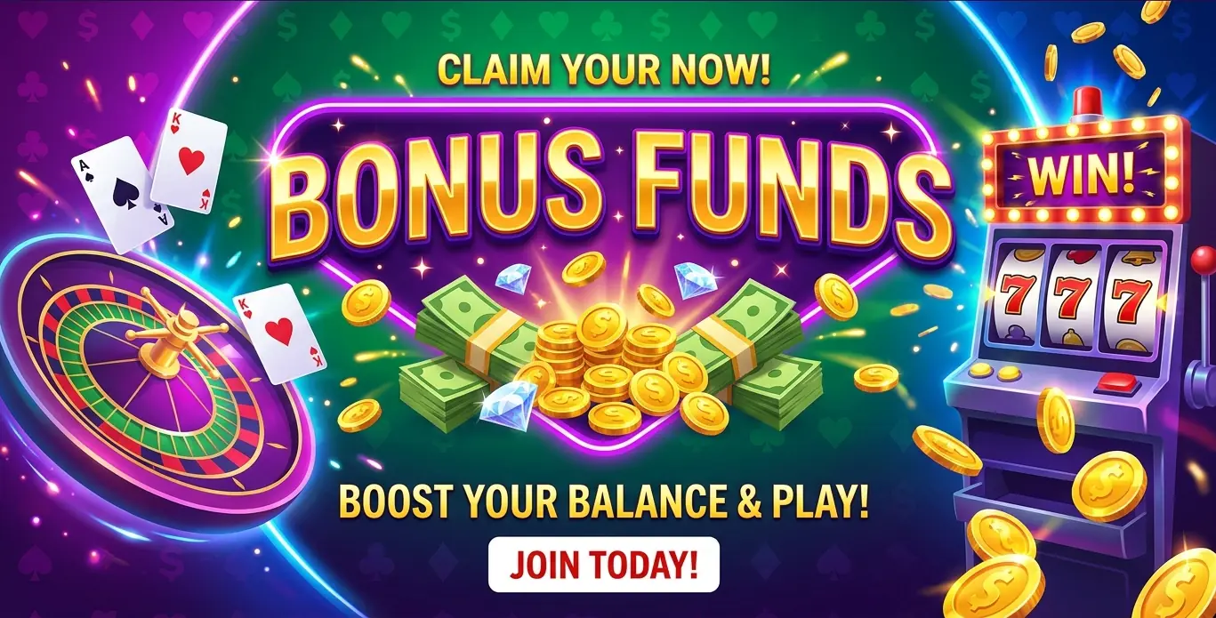 Wild Fortune casino bonus funds